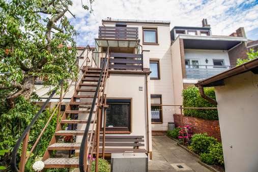 Rückansicht - Reihenmittelhaus in 28219 Bremen mit 153m² kaufen