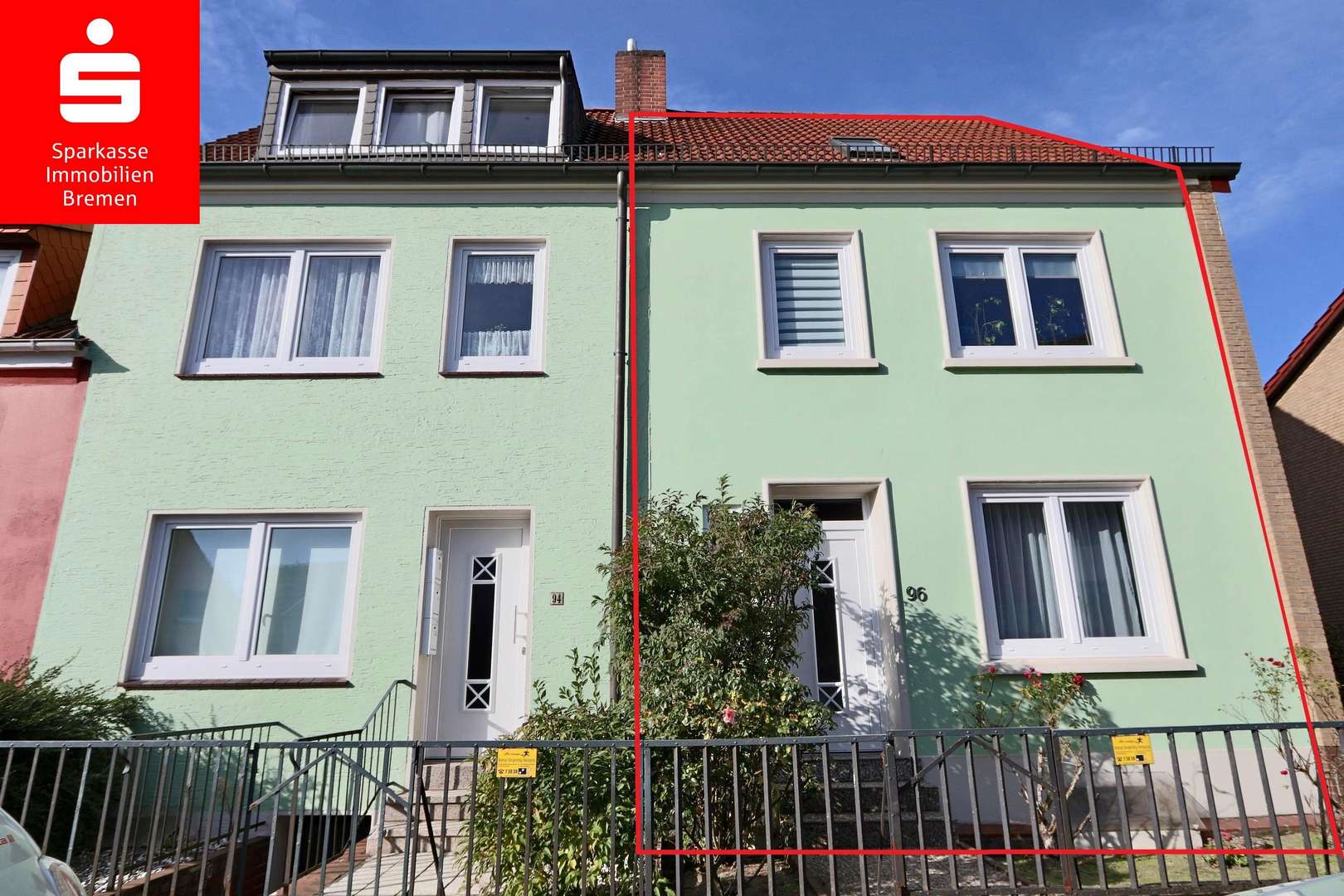 Ansicht von der Straße - Mehrfamilienhaus in 28237 Bremen mit 110m² kaufen