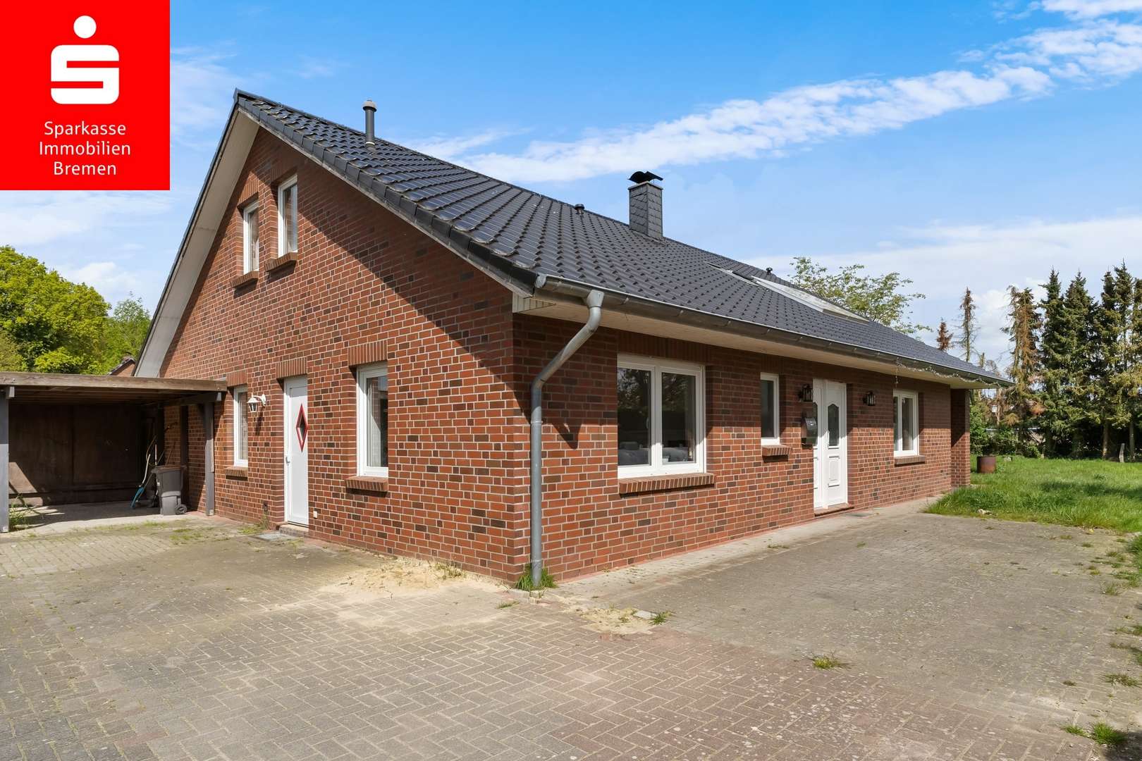 Blick auf den Hauseingang - Einfamilienhaus in 27711 Osterholz-Scharmbeck mit 142m² kaufen