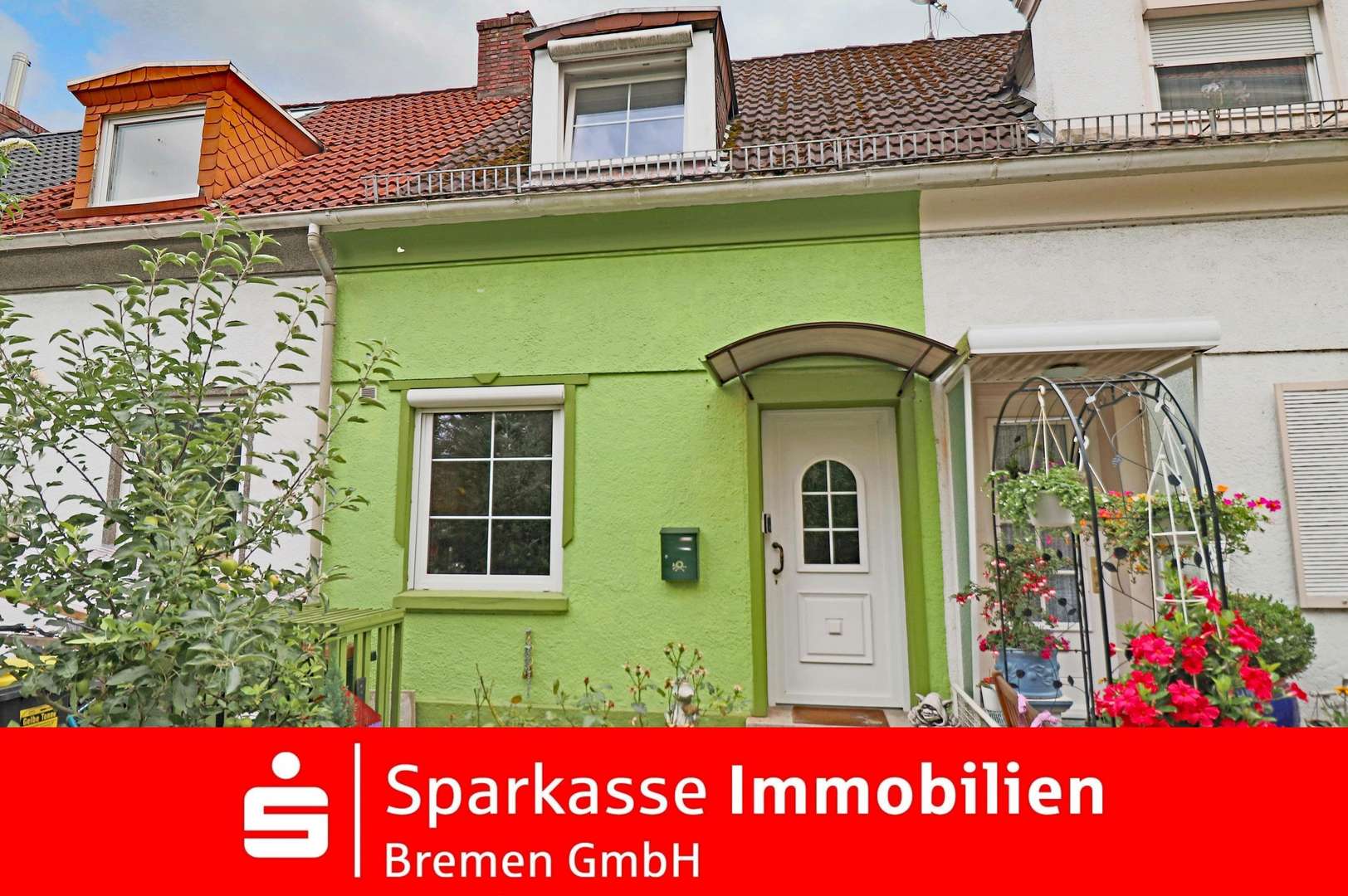 Frontansicht - Reihenmittelhaus in 28201 Bremen mit 80m² günstig kaufen