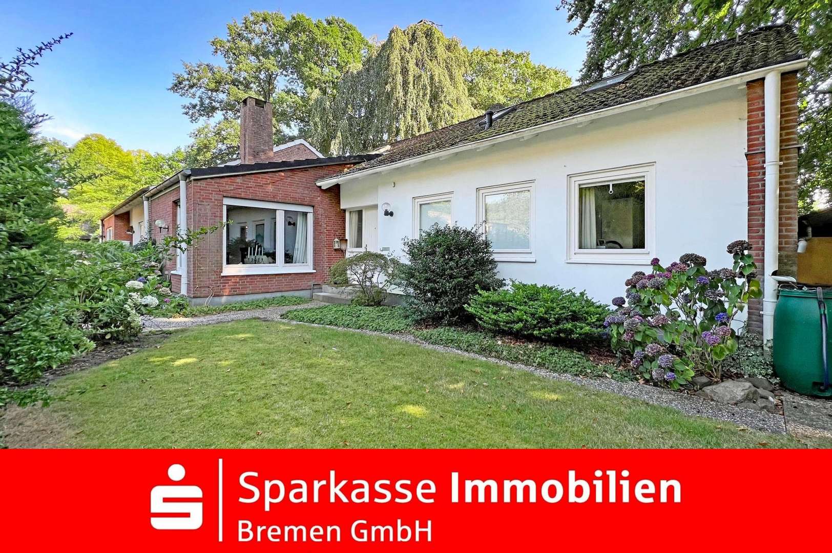 Frontansicht - Doppelhaushälfte in 28759 Bremen mit 110m² günstig kaufen