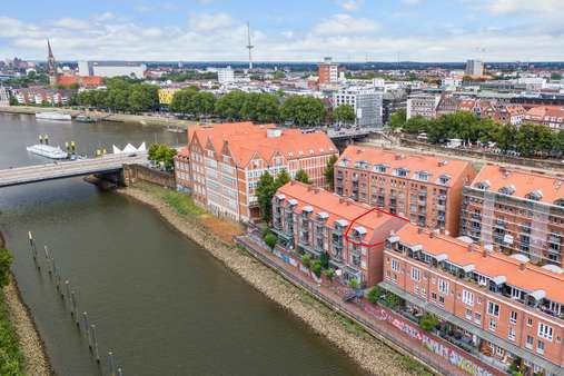 Seitenansicht - Etagenwohnung in 28199 Bremen mit 73m² kaufen