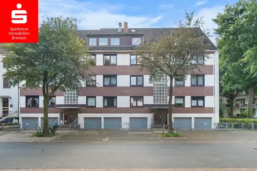 Bremen - Findorff / Kapitalanlage:2-Zimmer-Wohnung mit zwei Balkonen und Garage