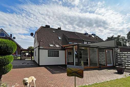 Rückansicht - Doppelhaushälfte in 28719 Bremen mit 115m² kaufen