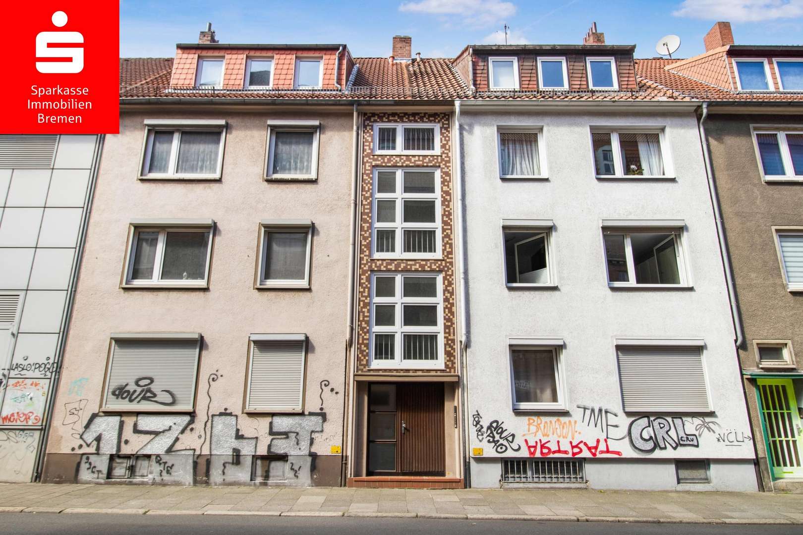Frontansicht Frontansicht - Etagenwohnung in 28195 Bremen mit 58m² als Kapitalanlage kaufen