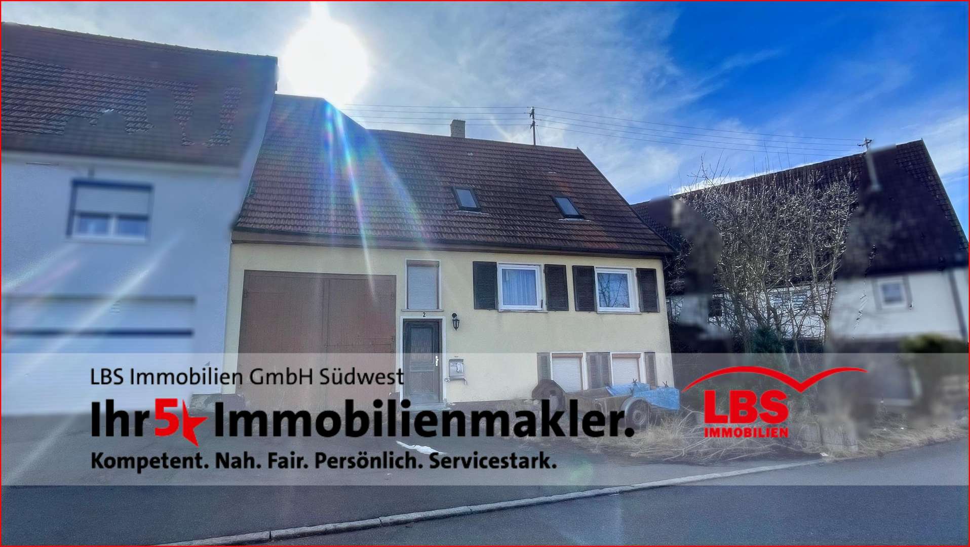 Ansicht - Doppelhaushälfte in 72364 Obernheim mit 120m² kaufen