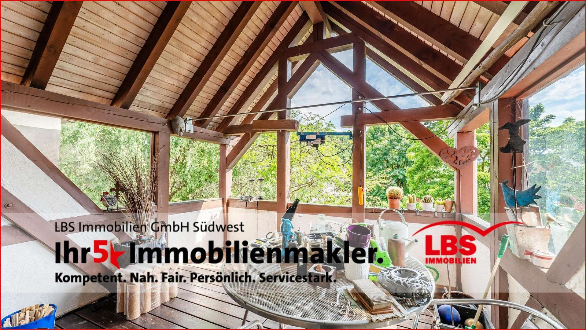 Loggia Loggia - Maisonette-Wohnung in 78567 Fridingen mit 120m² kaufen