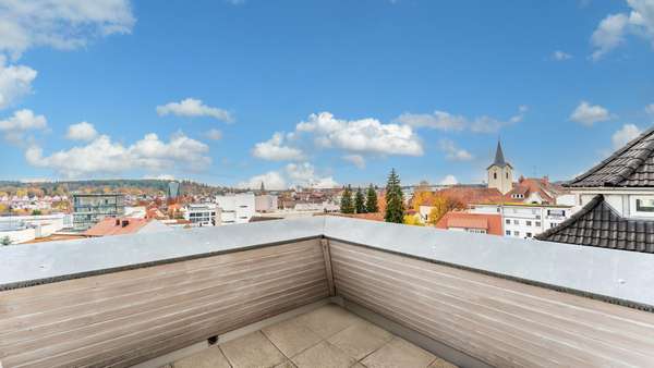 Dachterrasse Dachterrasse - Etagenwohnung in 78056 Villingen-Schwenningen mit 96m² kaufen