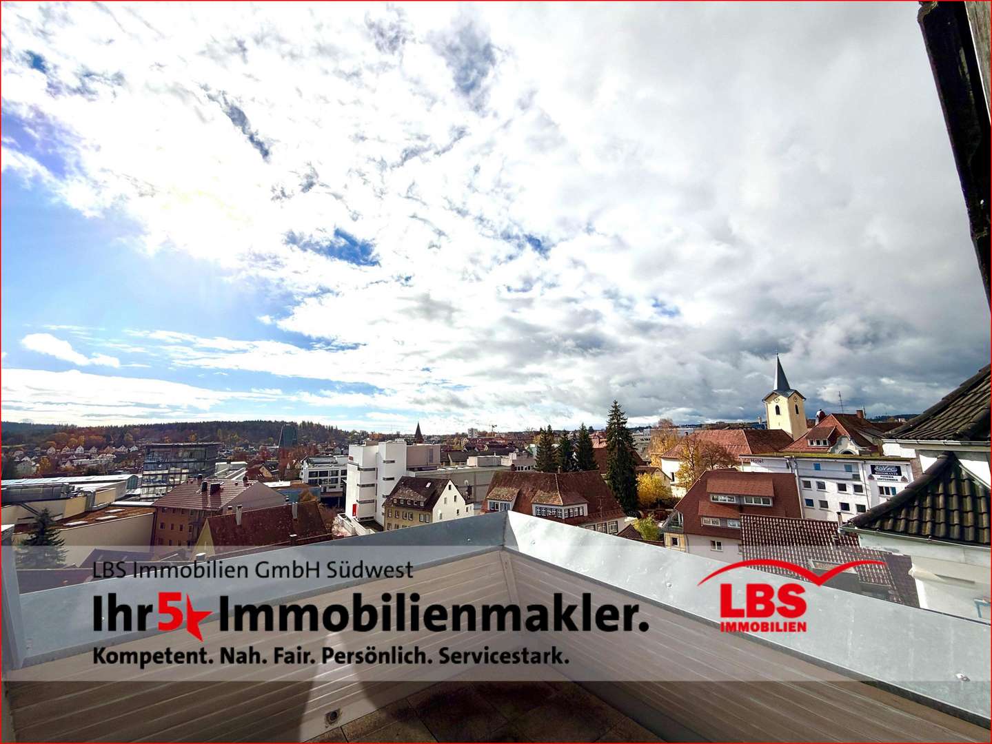 Dachterrasse Dachterrasse - Etagenwohnung in 78056 Villingen-Schwenningen mit 96m² kaufen