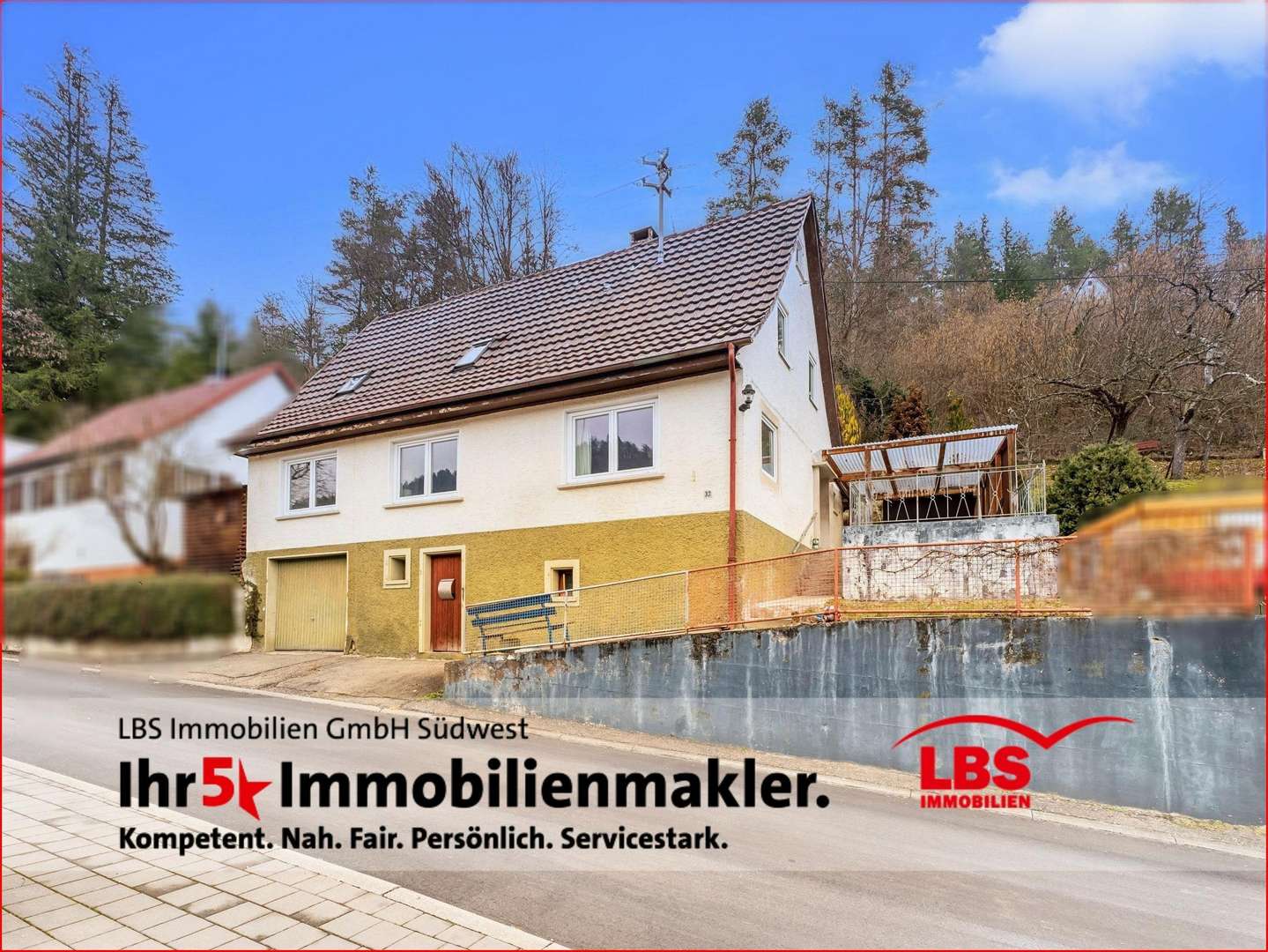 Vorderansicht - Einfamilienhaus in 78592 Egesheim mit 118m² kaufen
