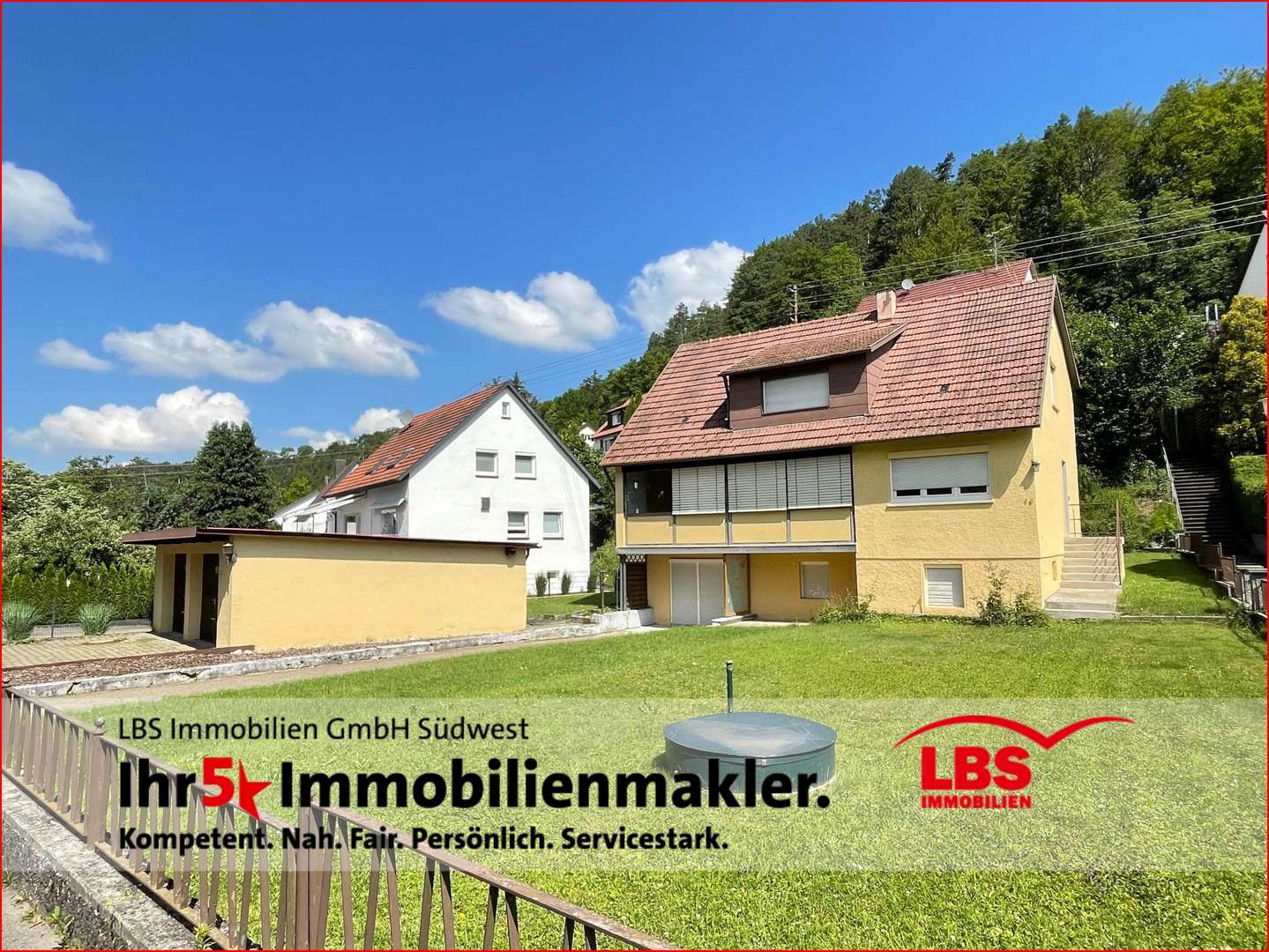 Wohnhaus mit Doppelgarage - Zweifamilienhaus in 72488 Sigmaringen mit 183m² kaufen