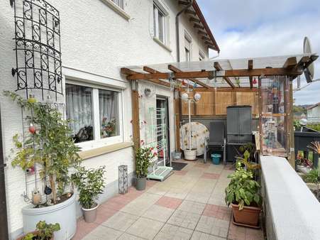 Terrasse - Doppelhaushälfte in 88605 Meßkirch mit 107m² kaufen