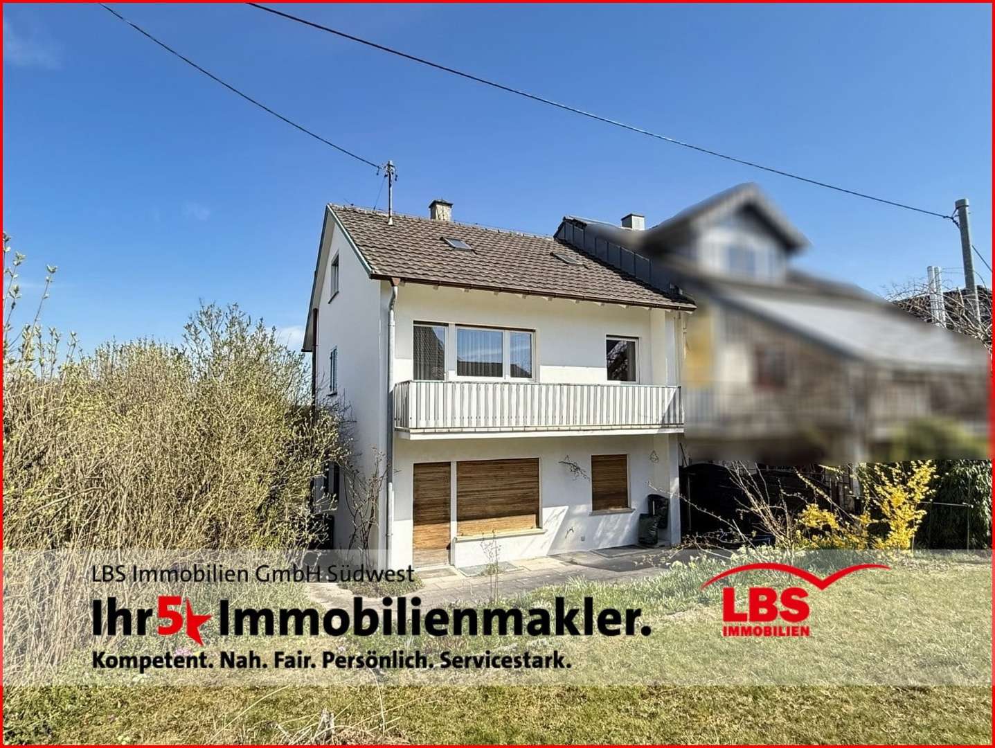 Wohnhaus mit Balkon + Terrass - Doppelhaushälfte in 88605 Meßkirch mit 138m² kaufen