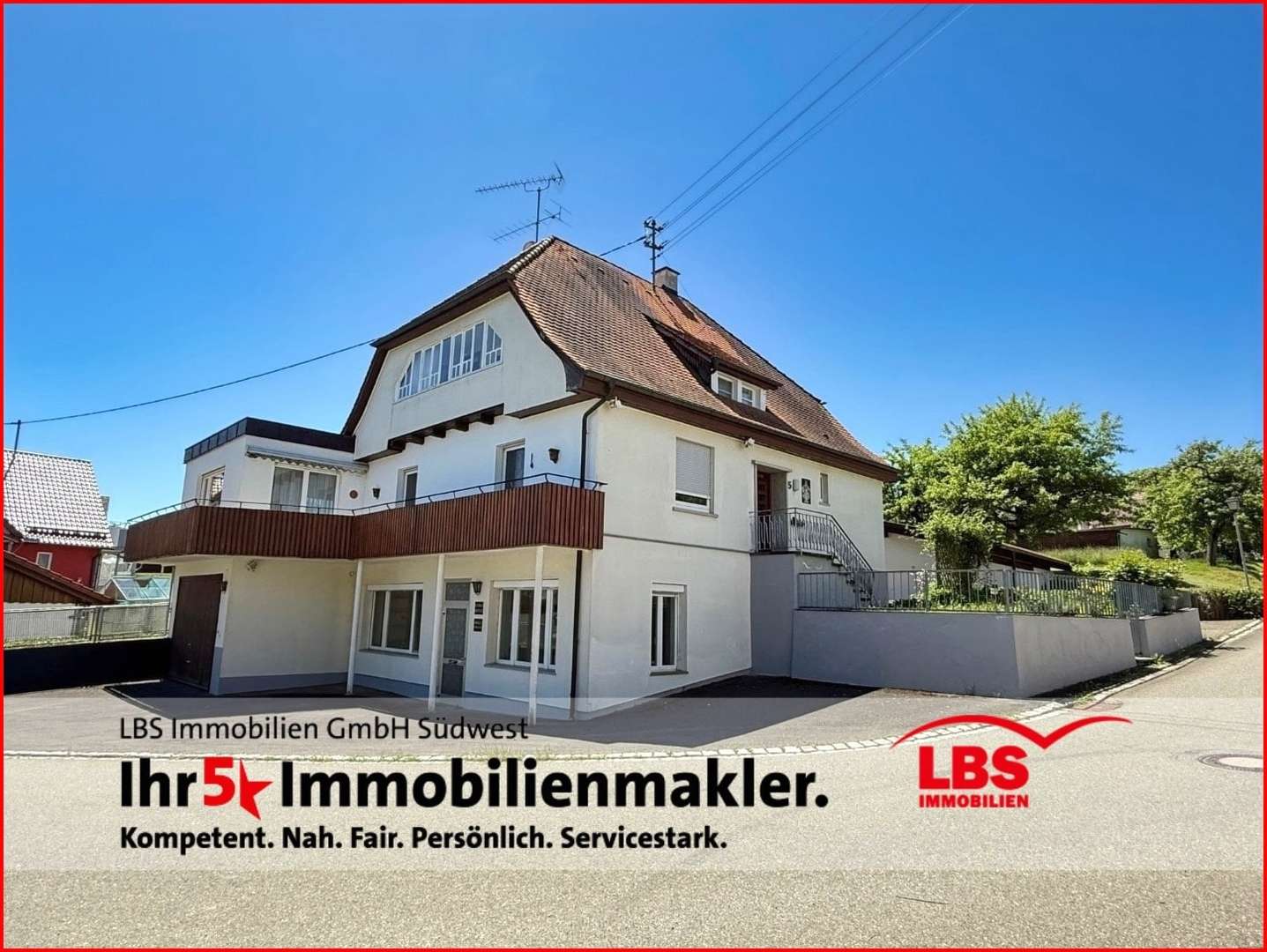 Gepflegtes Einfamilienhaus mit Gewerberäumen - Einfamilienhaus in 88605 Sauldorf mit 210m² kaufen