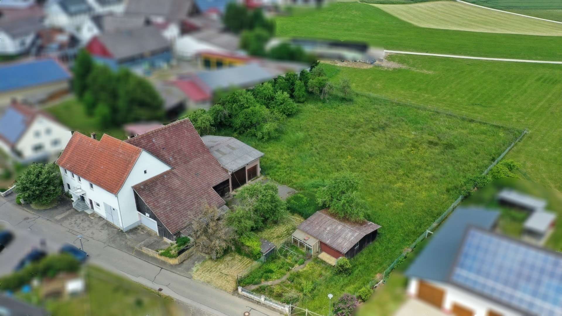 Aufnahme vom Hof - Bauernhaus in 72510 Stetten mit 113m² kaufen