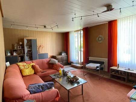 Wohnzimmer im OG+Garten-Zugang - Bauernhaus in 88605 Meßkirch mit 122m² kaufen