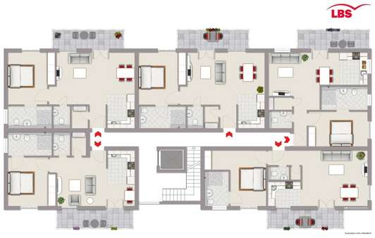 Obergeschoss - Etagenwohnung in 46145 Oberhausen mit 63m² kaufen