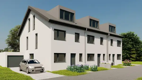 Neubauprojekt - Reihenmittelhaus (B) mit 160 m²  Wohnfläche und Garten