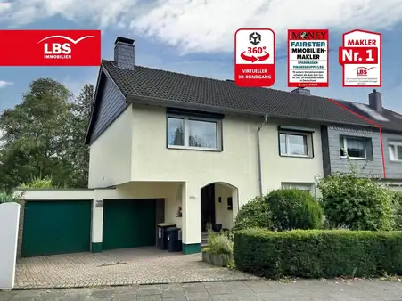 Lage, Lage, Lage - Doppelhaushälfte mit Erweiterungsanbau und Schutzraum 