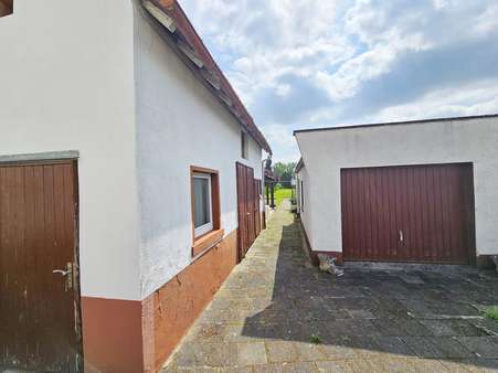 Durchsicht Garten - Einfamilienhaus in 63500 Seligenstadt mit 95m² kaufen