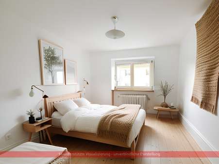 Wohnbeispiel für das Schlafzimmer - Etagenwohnung in 63773 Goldbach mit 84m² kaufen