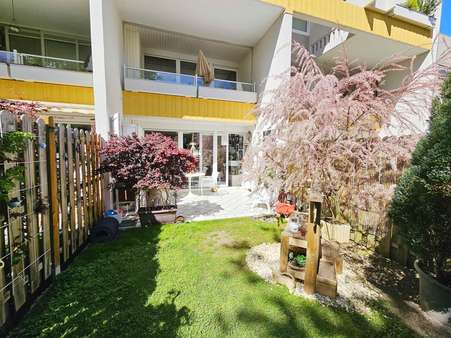 Wohnung mit romantischem Gärtchen - Etagenwohnung in 63110 Rodgau mit 90m² kaufen