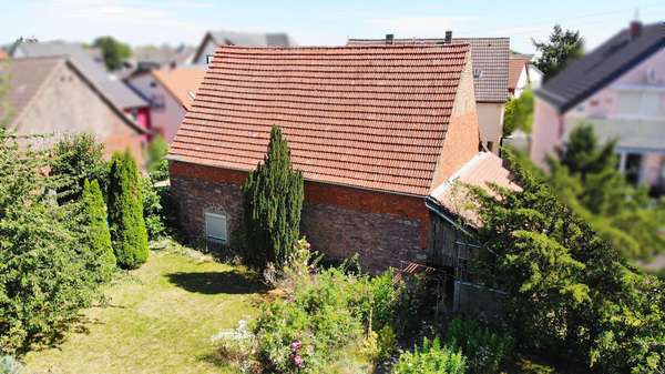 Luftaufnahme -Rückansicht- - Zweifamilienhaus in 63303 Dreieich mit 167m² kaufen