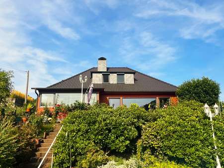 Blick aus dem Garten Blick aus dem Garten - Einfamilienhaus in 63755 Alzenau mit 185m² kaufen