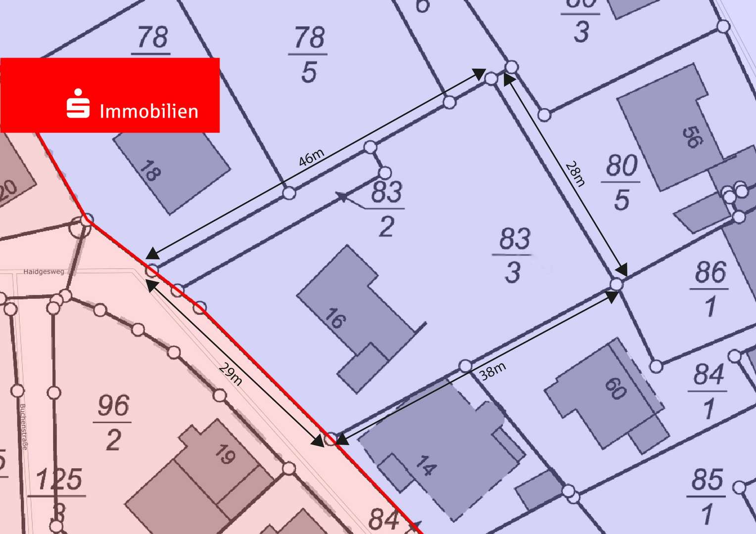 Grundstück Flurstück 83/3 - Grundstück in 61389 Schmitten mit 1066m² kaufen