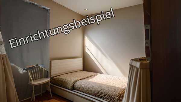 Schlafzimmer - Erdgeschosswohnung in 72076 Tübingen mit 33m² kaufen