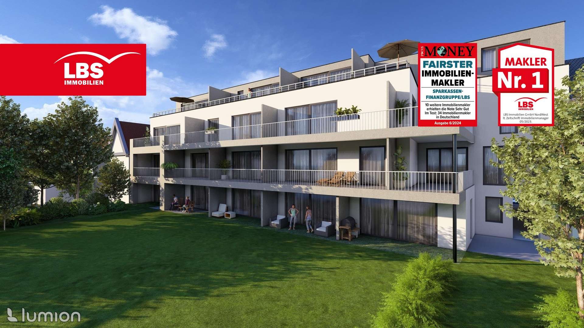 Gartenansicht2 Gartenansicht2 - Etagenwohnung in 44359 Dortmund mit 107m² kaufen