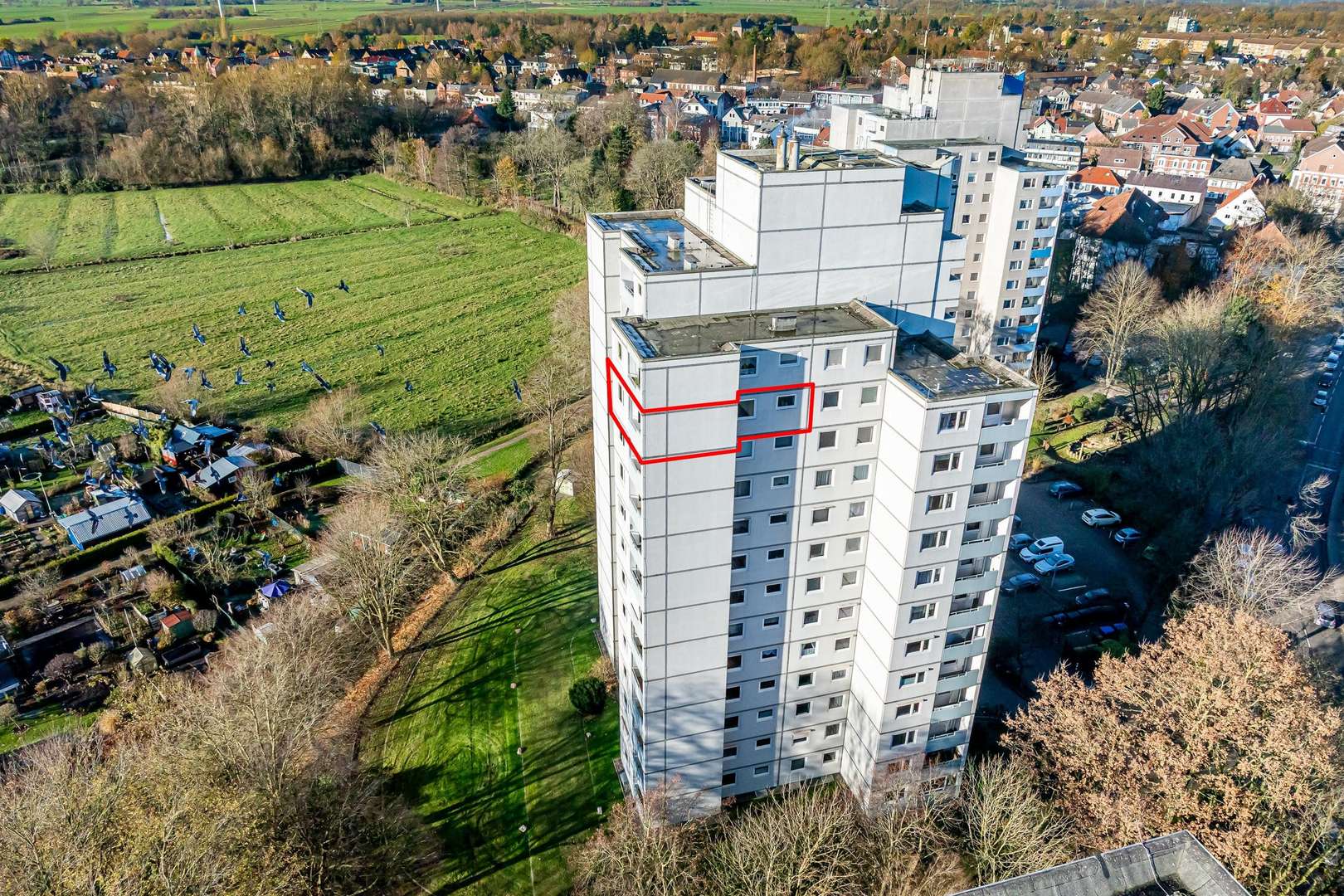 Rückansicht Rückansicht - Etagenwohnung in 25436 Uetersen mit 76m² kaufen