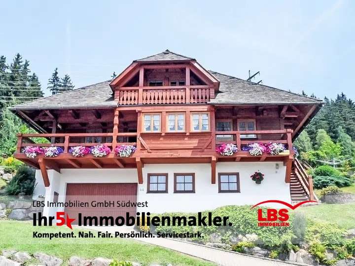 Außenansicht Südseite - Einfamilienhaus in 79822 Titisee-Neustadt mit 172m² kaufen