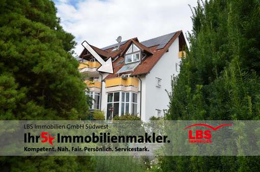Ansicht mit Wohnung Ansicht mit Wohnung - Etagenwohnung in 78052 Villingen-Schwenningen mit 94m² kaufen