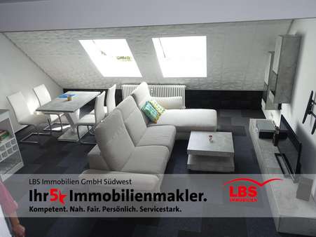 Wohnbereich - Dachgeschosswohnung in 79822 Titisee-Neustadt mit 63m² kaufen