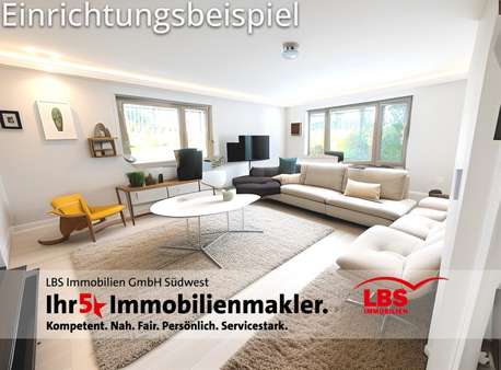 Wohnzimmer - Erdgeschosswohnung in 79874 Breitnau mit 83m² kaufen