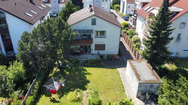 Rückansicht - Zweifamilienhaus in 64625 Bensheim mit 198m² kaufen