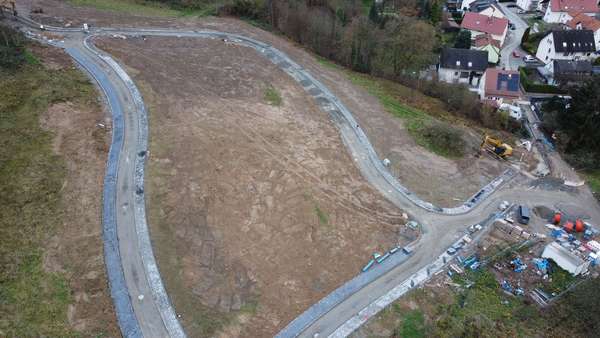 die Erschließung läuft - Grundstück in 64686 Lautertal mit 563m² kaufen