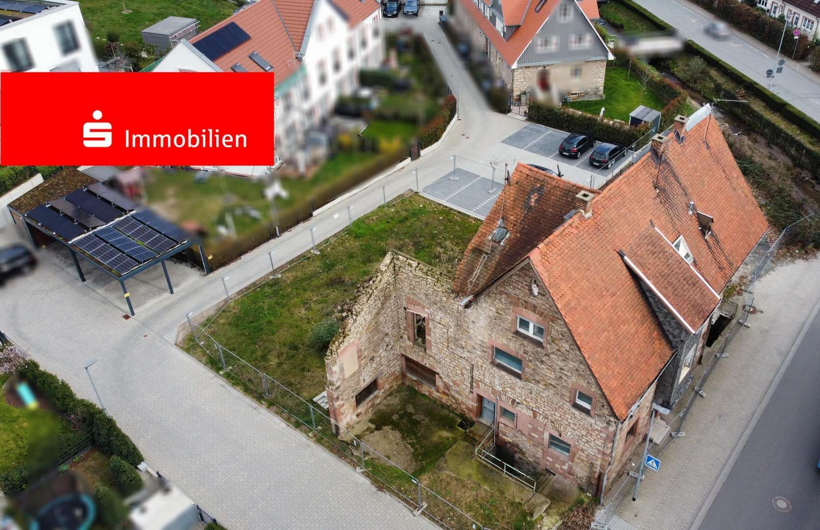 Vogelperspektive NORD - Grundstück in 64625 Bensheim mit 940m² kaufen