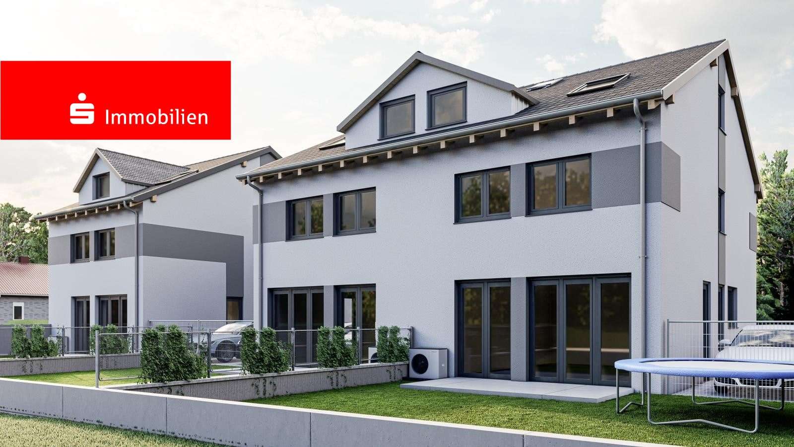 Gartenansicht - Doppelhaushälfte in 68623 Lampertheim mit 145m² kaufen