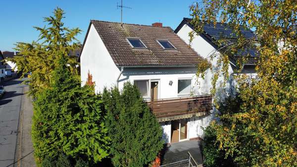 Hausrückansicht - Reihenendhaus in 64625 Bensheim mit 114m² kaufen