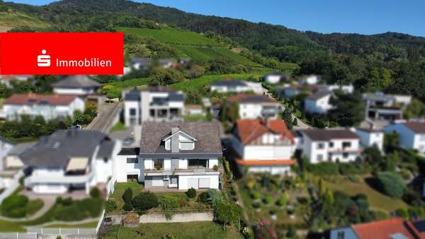 Luftaufnahme - Zweifamilienhaus in 64673 Zwingenberg mit 241m² kaufen