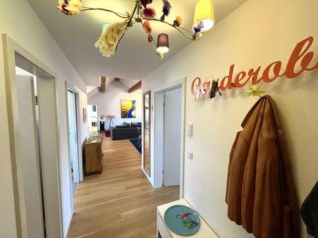 Garderobe / Flur - Dachgeschosswohnung in 64686 Lautertal mit 109m² kaufen