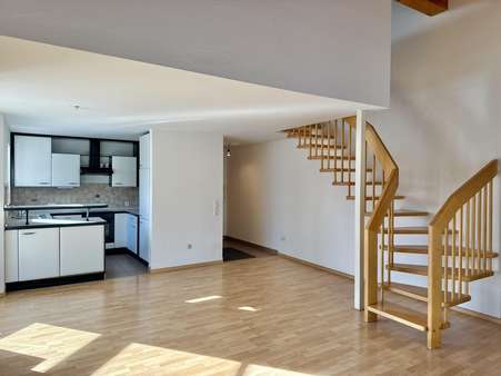 Wohn- und Essbereich - Maisonette-Wohnung in 64625 Bensheim mit 97m² kaufen