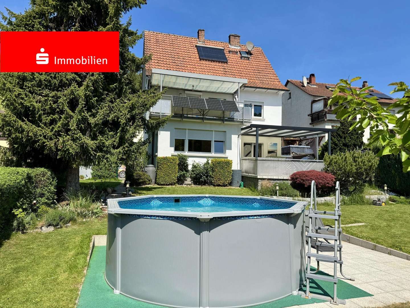 Außenansicht Außenansicht - Einfamilienhaus in 64625 Bensheim mit 134m² kaufen