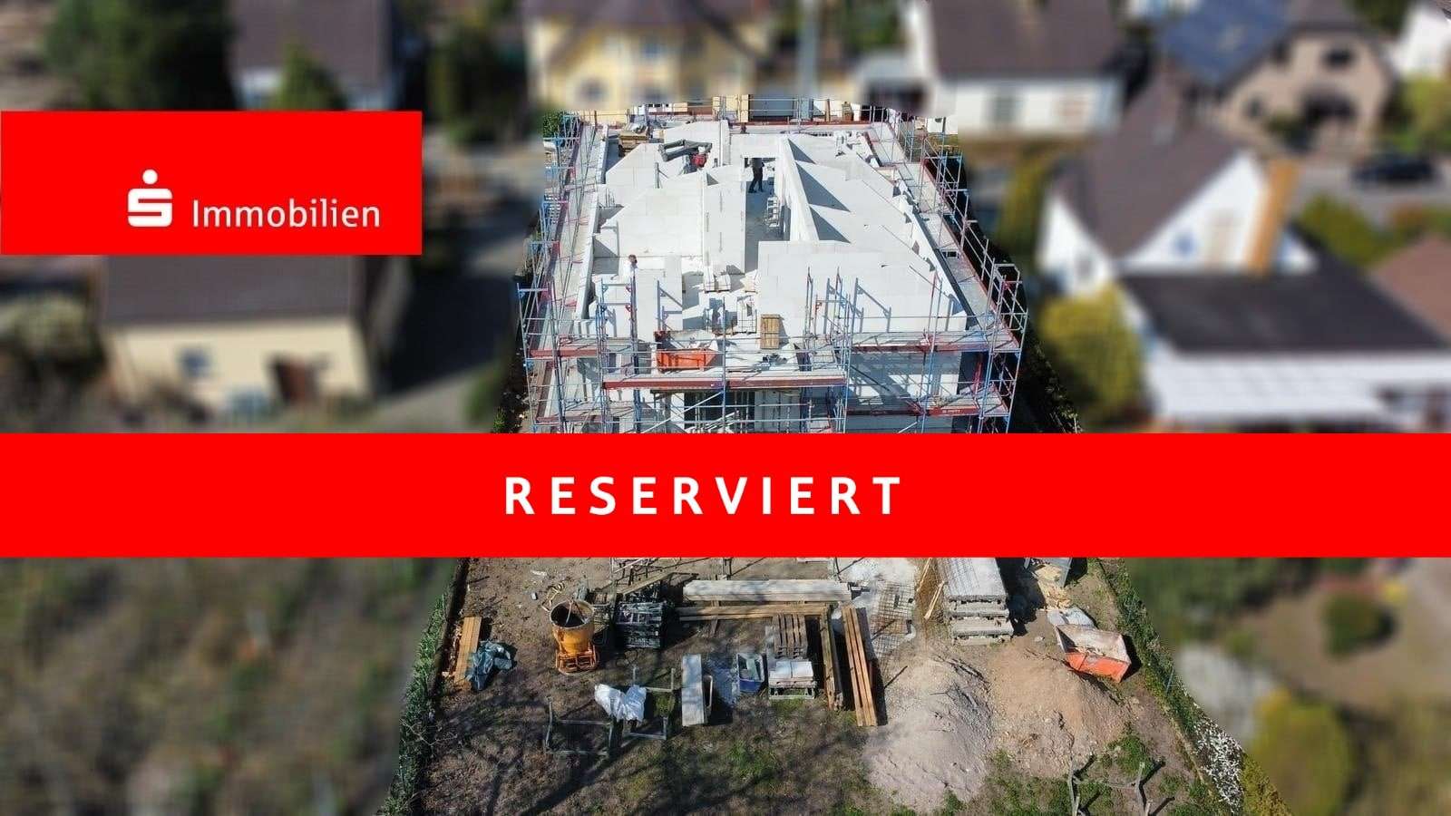 Drohnenaufnahme - Erdgeschosswohnung in 68623 Lampertheim mit 61m² kaufen