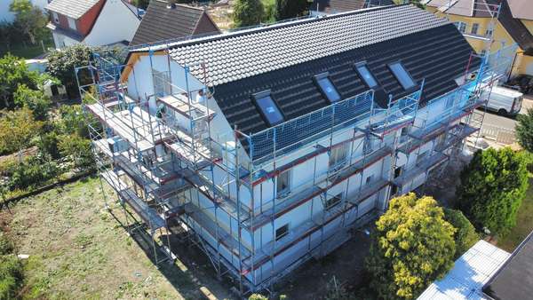 Drohnenaufnahme - Etagenwohnung in 68623 Lampertheim mit 92m² kaufen