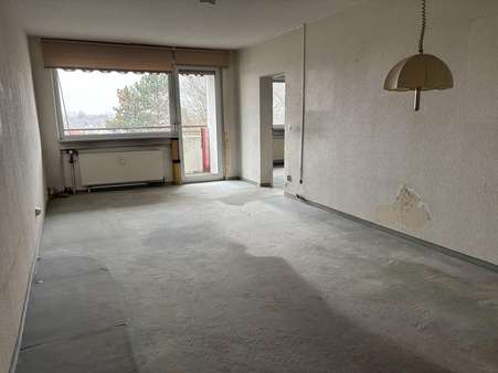 Wohnzimmer - Etagenwohnung in 64625 Bensheim mit 59m² kaufen