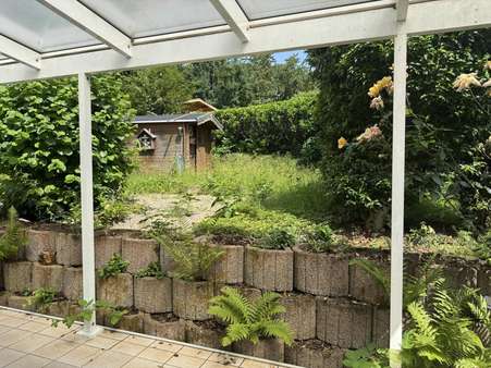 Überdachte Terrasse Überdachte Terrasse - Einfamilienhaus in 64668 Rimbach mit 185m² kaufen