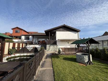 Luftaufnahme - Zweifamilienhaus in 64683 Einhausen mit 380m² kaufen